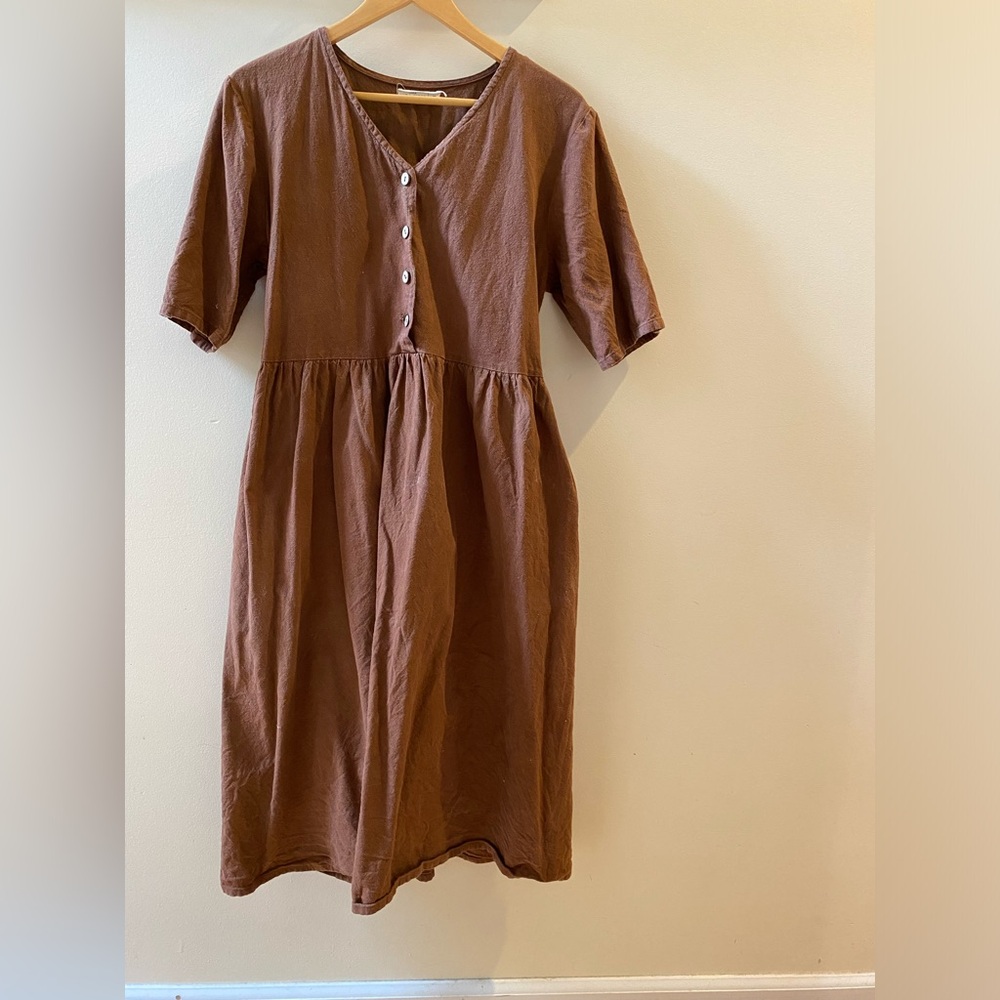 Little Cottonwood Linen Dress XL GUC